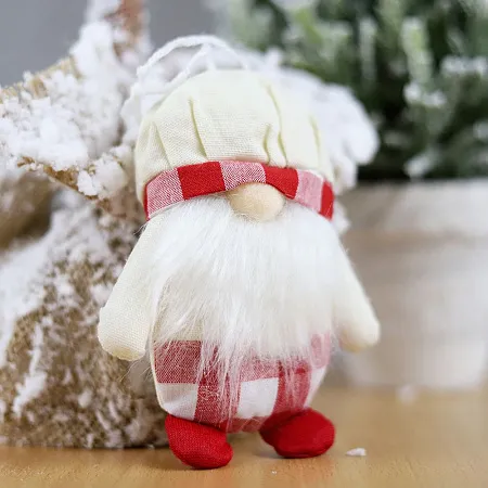 Новогоднее украшение рождественские гномы Виллен, красный 