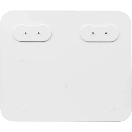 Станция беспроводной зарядки с колонкой и ночником Trilogy, белая