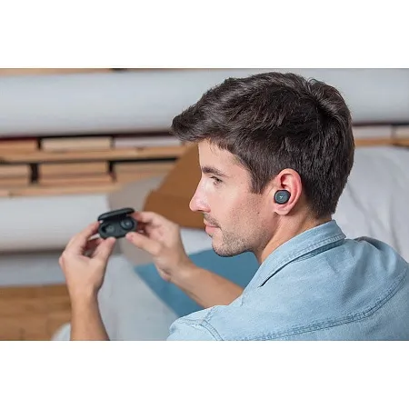 Беспроводные наушники Accesstyle Denim TWS Pink, розовые