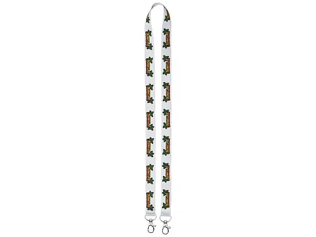 Ланъярд под сублимацию с 2-мя карабинами