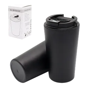 Термокружка Surprise с индикатором, белая