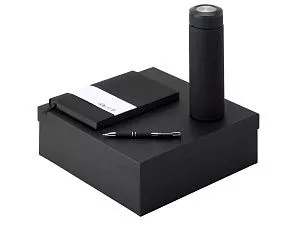 Подарочный набор Color it с блокнотом, металлической ручкой и термосом