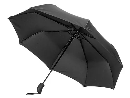 Зонт-полуавтомат складной Roof с куполом из переработанного пластика