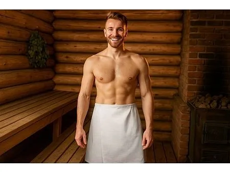 Килт для бани вафельный Tranquil, мужской