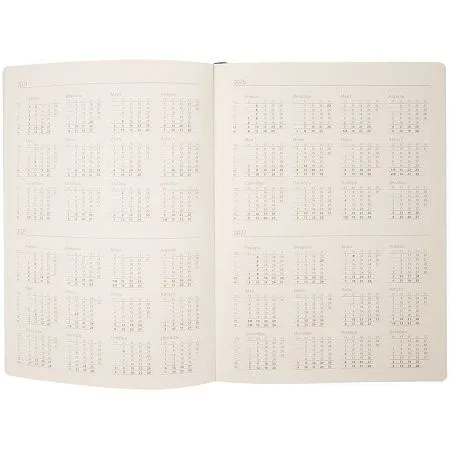 Ежедневник Petrus Flap, недатированный, серый