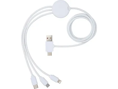 Зарядный кабель 5-в-1 Pure с противобактериальной присадкой