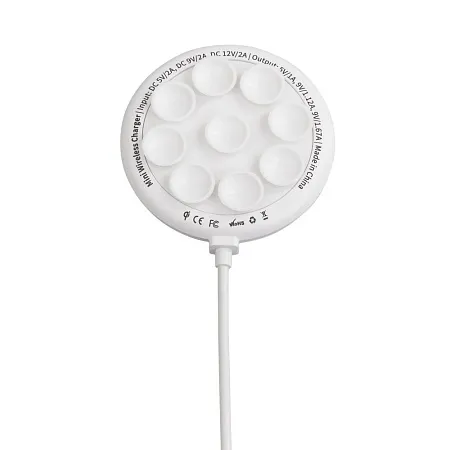 Беспроводное (15W) зарядное устройство "Липкий Бандит" с присосками