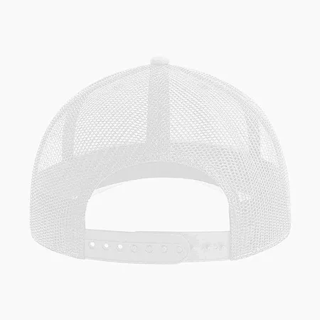 Бейсболка BRYCE, 6 клиньев, сетка,  100 % переработанный полиэстер, застежка, белый