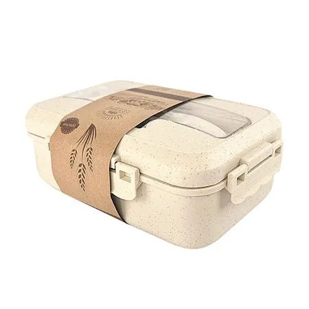 Ланчбокс (контейнер для еды) Sadler, бежевый