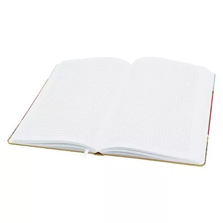 Записная книжка Dziuna Октябрьская в клетку 10,5 x 16 см