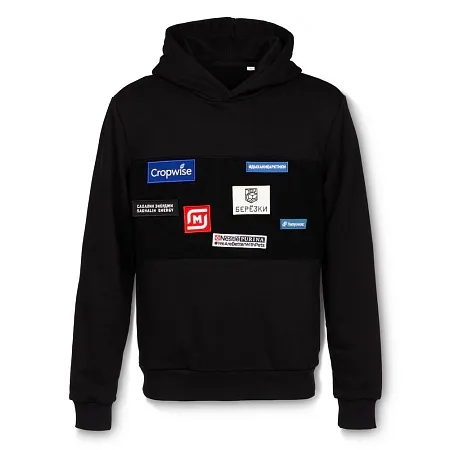 Худи унисекс Patch Catcher, черное