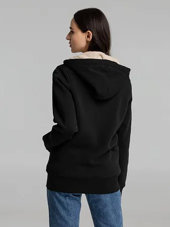 Толстовка унисекс на молнии SHERPA 280, черная