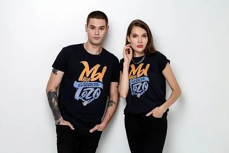 Футболка «Мы все слегка того», темно-фиолетовая