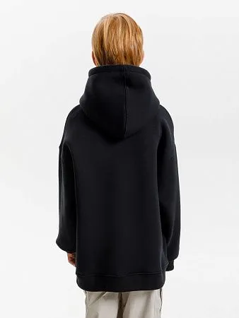 Худи детское оверсайз Junipero, черное