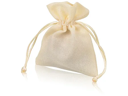 Мешочек подарочный маленький, лен