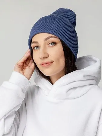 Шапка Real Rib, черная