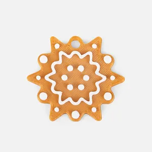 Мини-подвеска «Пряник», снежинка