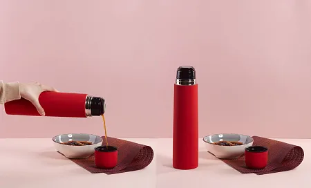 Термос "Родос", покрытие soft touch, 1 л.