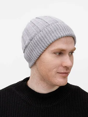 Шапка Bellish, светло-серый меланж