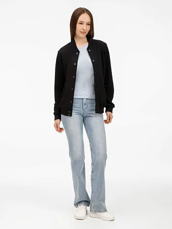 Бомбер унисекс Nuppu, черный