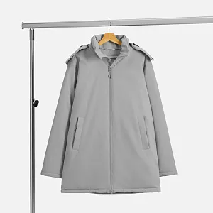 Куртка-парка унисекс Sfera, светло-серая