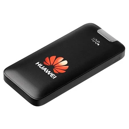 Внешний аккумулятор с подсветкой, Optima, 10000 mAh, черный