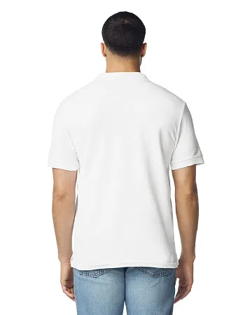 Футболка поло PREMIUM COTTON ADULT DOUBLE PIQUE, БЕЛЫЙ S