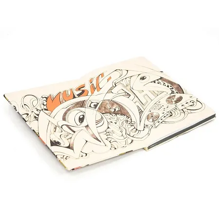 Записная книжка в клетку 15.5x21 Граффити R1-2443844