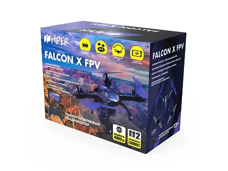 Радиоуправляемый квадрокоптер FALCON X FPV