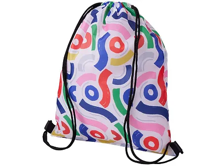 Рюкзак-мешок из полиэстера с возможностью двухсторонней полноцветной печати