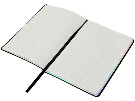 Блокнот А5 в гибкой обложке Fellini с голографическим срезом