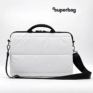 Сумка для ноутбука Superbag Bubble, стёганая, на молнии, с регулируемой лямкой