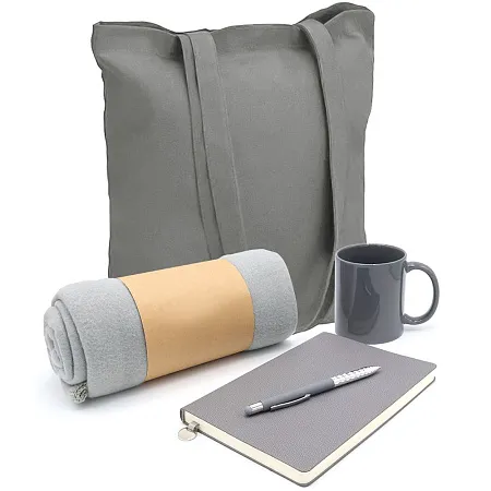 Подарочный набор Тепло и вдохновение, синий