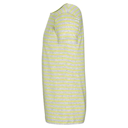 Футболка MILES MEN серая с желтым