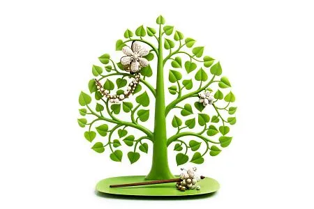 Декоративный органайзер для украшений Bodhi, зеленый 