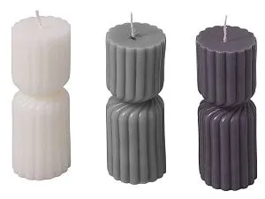 Набор свечей с гранями Vela