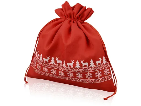 Мешочек подарочный новогодний большой