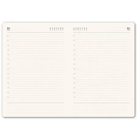 Ежедневник недатированный Mod, А5, зеленый, кремовый блок