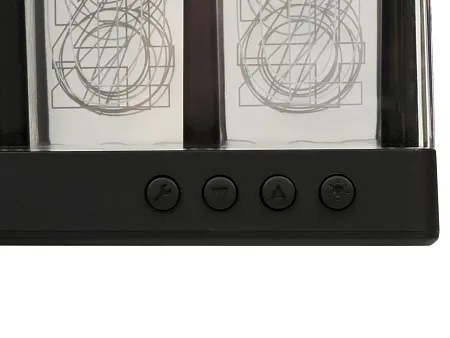 Часы с LED-подсветкой и беспроводной зарядкой Cyber, 10 Вт