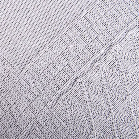 Плед LYKKE MIDI, серый, шерсть 30%, акрил 70%, 150*200 см