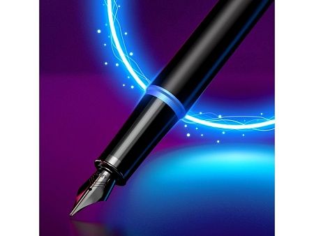 Ручка перьевая Parker IM Vibrant Rings Flame Blue