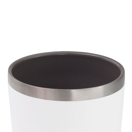 Термокружка вакуумная с керамическим покрытием Arctic, 380 ml, белый/серый