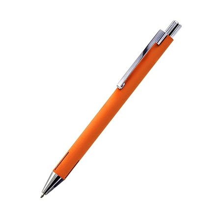 Ручка металлическая Elegant Soft, оранжевая
