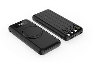 Внешний аккумулятор Authority с беспроводной зарядкой, 10000 Mah, белый