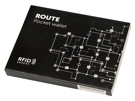 Кошелек Route с защитой от RFID считывания