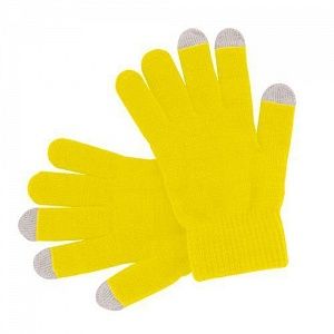 Перчатки  сенсорные ACTIUM, желтый, акрил 100%