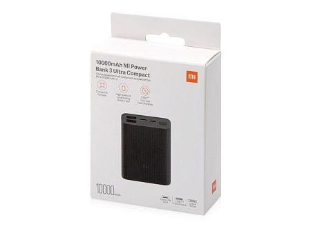 Внешний аккумулятор  Mi Power Bank 3 Ultra compact, 10000 мАч