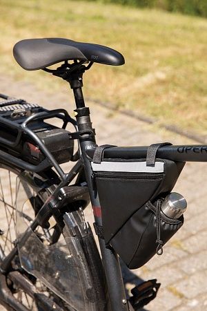 Велосипедная сумка со светоотражающей вставкой и держателем для бутылок