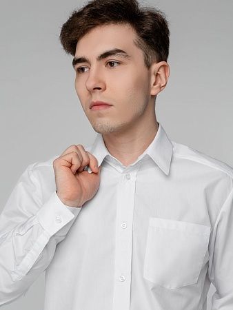 Рубашка мужская с длинным рукавом Collar, белая