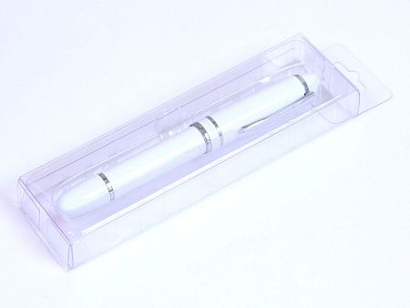 USB 2.0- флешка на 8 Гб в виде ручки с мини чипом белый